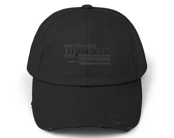New Rochelle Challenger Unisex Distressed Cap - Etsy