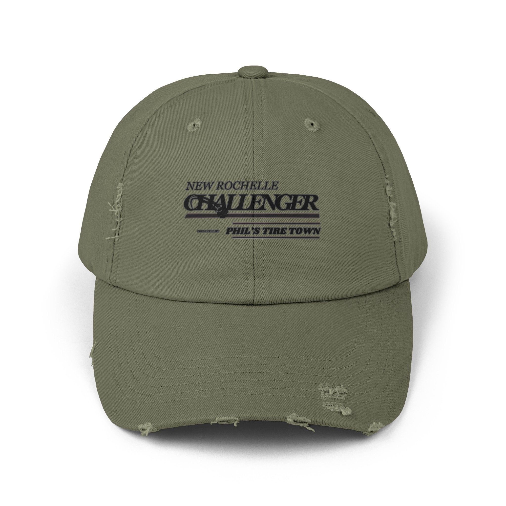 New Rochelle Challenger Unisex Distressed Cap - Etsy