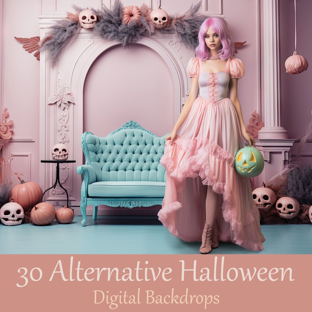 Alternative Halloween Backdrop Digital Download. Portrait Etsy