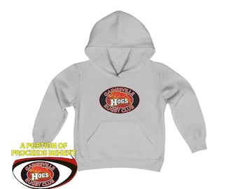 Youth Heavy Blend Hooded Sweatshirt | Gainesville Hogs Rugby Team Logo