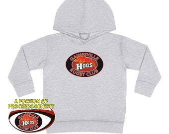 Toddler Pullover Fleece Hoodie | Gainesville Hogs Rugby Team Logo