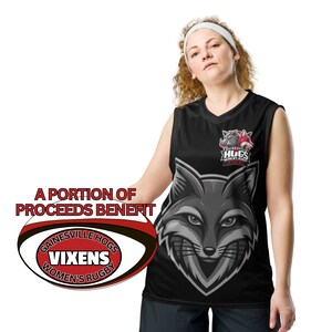 Custom Jersey Gainesville Hogs Women&#39;s Rugby Vixens - Personalized Sports Team Apparel - Recycled Unisex Jersey - Supports Local Rugby Club
