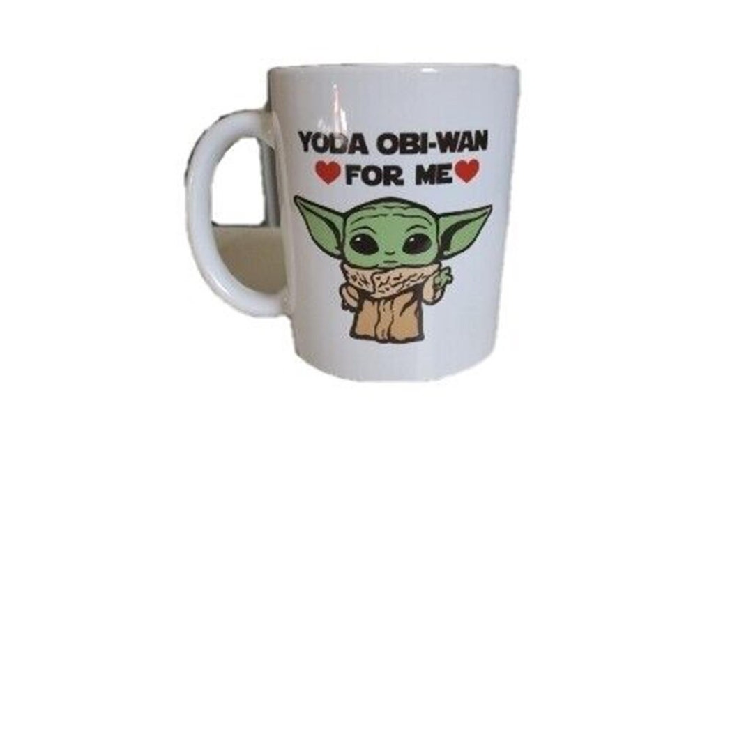 Yoda Obiwan for Me Baby Yoda Coffee Mug 11 Oz Etsy