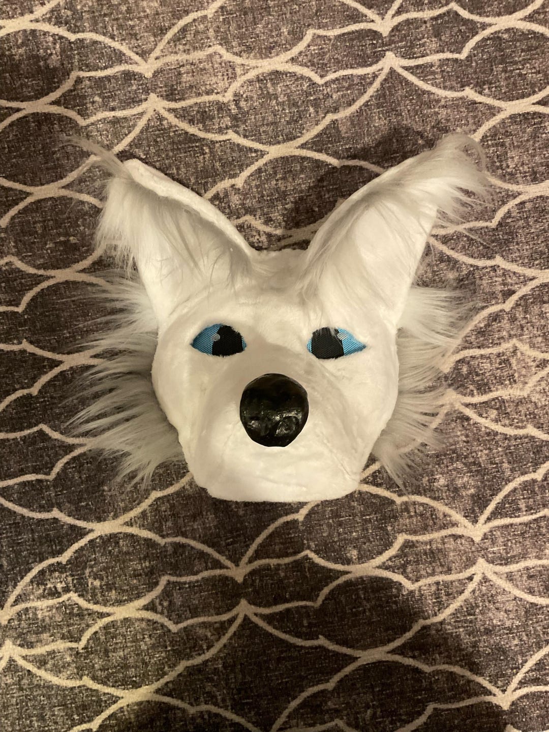 Handmade Faux Fur Arctic Fox Mask – Cosplay Costume Accessory - Etsy