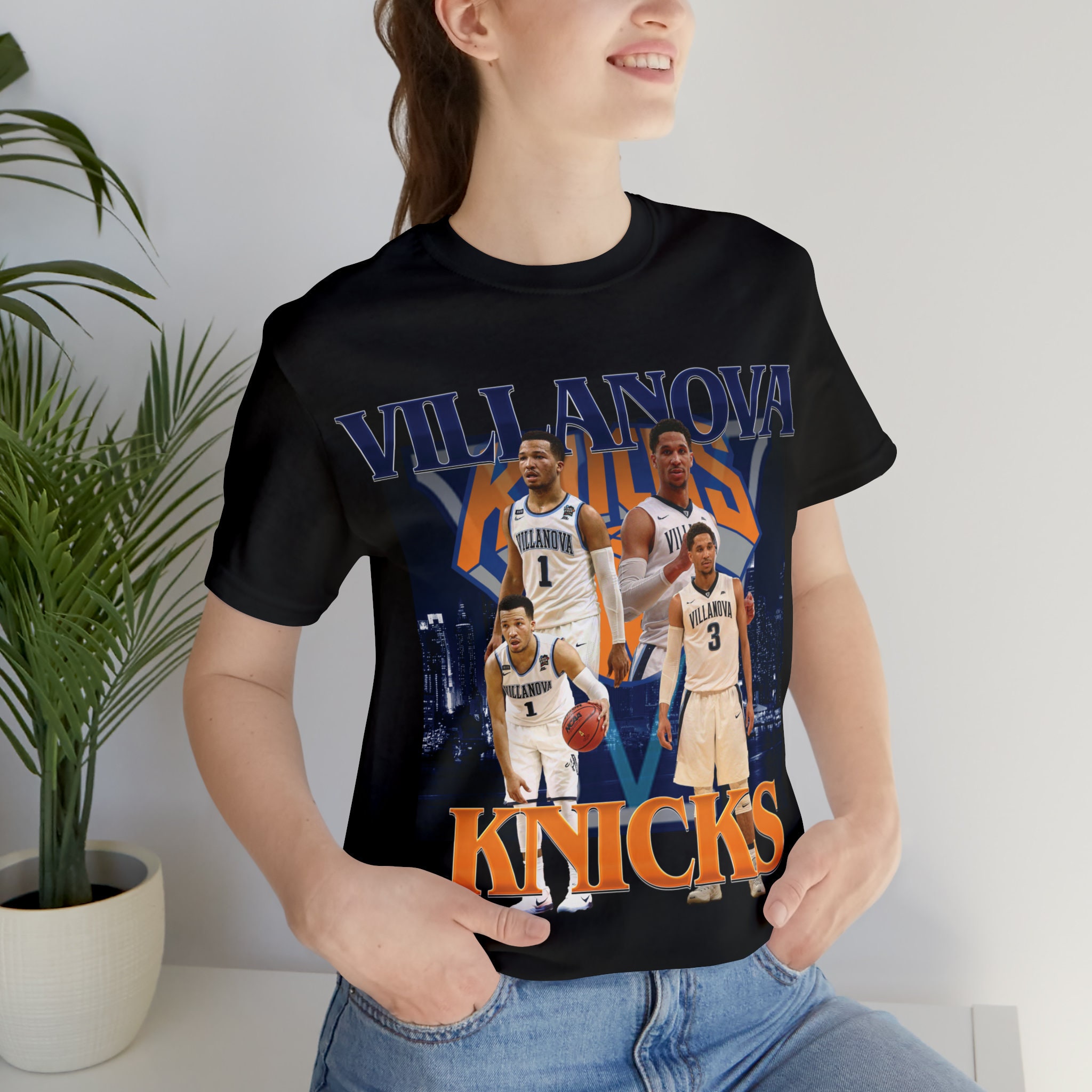 Villanova Knicks Josh Hart and Jalen Brunson Vintage Graphic Unisex T ...
