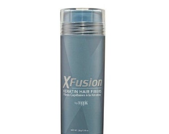 XFusion Keratin Hair Fiber Fiber 28g Nero Marrone scuro Marrone medio Marrone chiaro Grigio Ramato Spedizione veloce