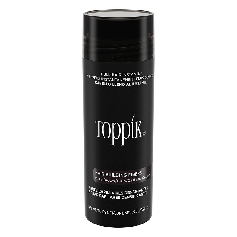 Toppik Dark Brown Black Medium Brown Grey Light Blonde Medium Blonde 27.5g Toppik Hair Building & Thickening Fiber Dark Brown