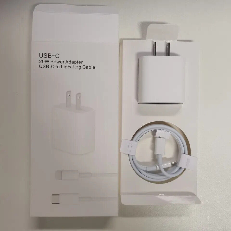 Chargeur secteur pour iPhone X/11/12/13 mini 18W avec charge PD- Connecteur  USB-C vers Lightning - Blue Star