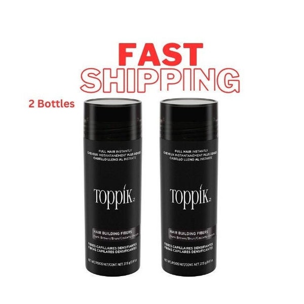 Toppik Dark Brown Black Medium Brown Gray 27.5g Toppik Hair Building & Thickening Fiber