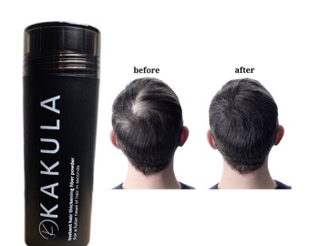 Kakula Keratin Hair Fiber Fiber 27.5g Black Dark Brown Medium Brown Light Brown Fast Shipping