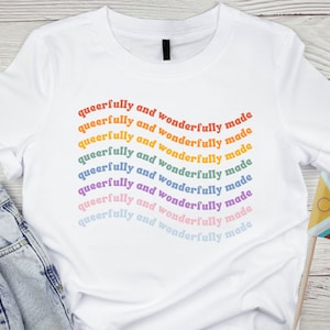 Gay Pride Christian T Shirt Christian Queer Tshirt for Pride Month Queer Christian T-shirt for LGBT Pride Gift