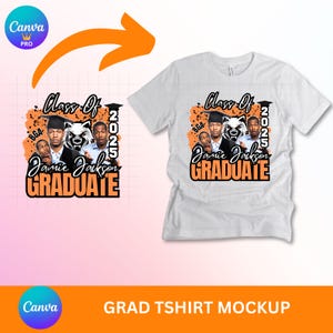 Graduation 2025 Green Editable Tshirt Template, Digital Download
