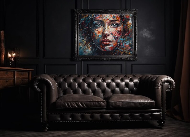 PRINTABLE ART Digital Download Between Land Digital Wall Art AI Digital