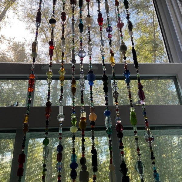 Glass Bead Curtain Etsy