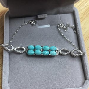 Sterling silver turquoise bracelet
