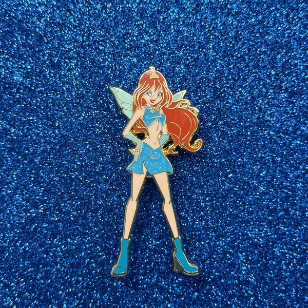 Fire Fairy Inspired Fantasy Pin