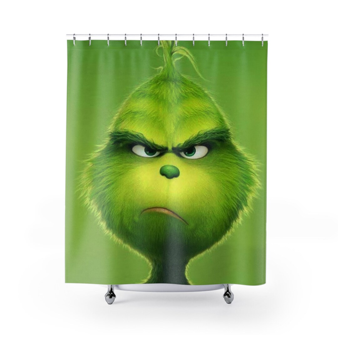Grinch Shower Curtains Etsy