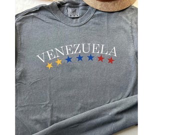 Venezuela Free Shirt, Venezuela Pride T-Shirt, Hispanic Heritage Tee, Comfort Colors Venezuela Shirts.