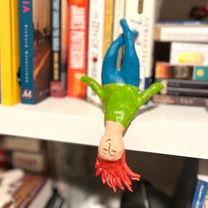Hanging upside down paper mache