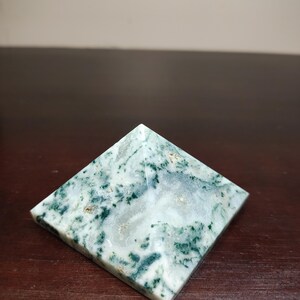 Moss Agate Pyramid