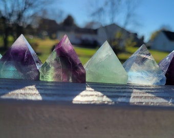 Fluorite Pyramid