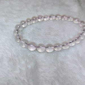 Brazilian Rose Quartz Bracelet