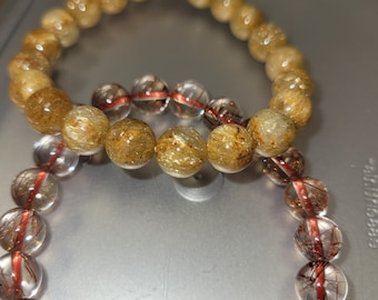 Rutilated Quartz Bracelets