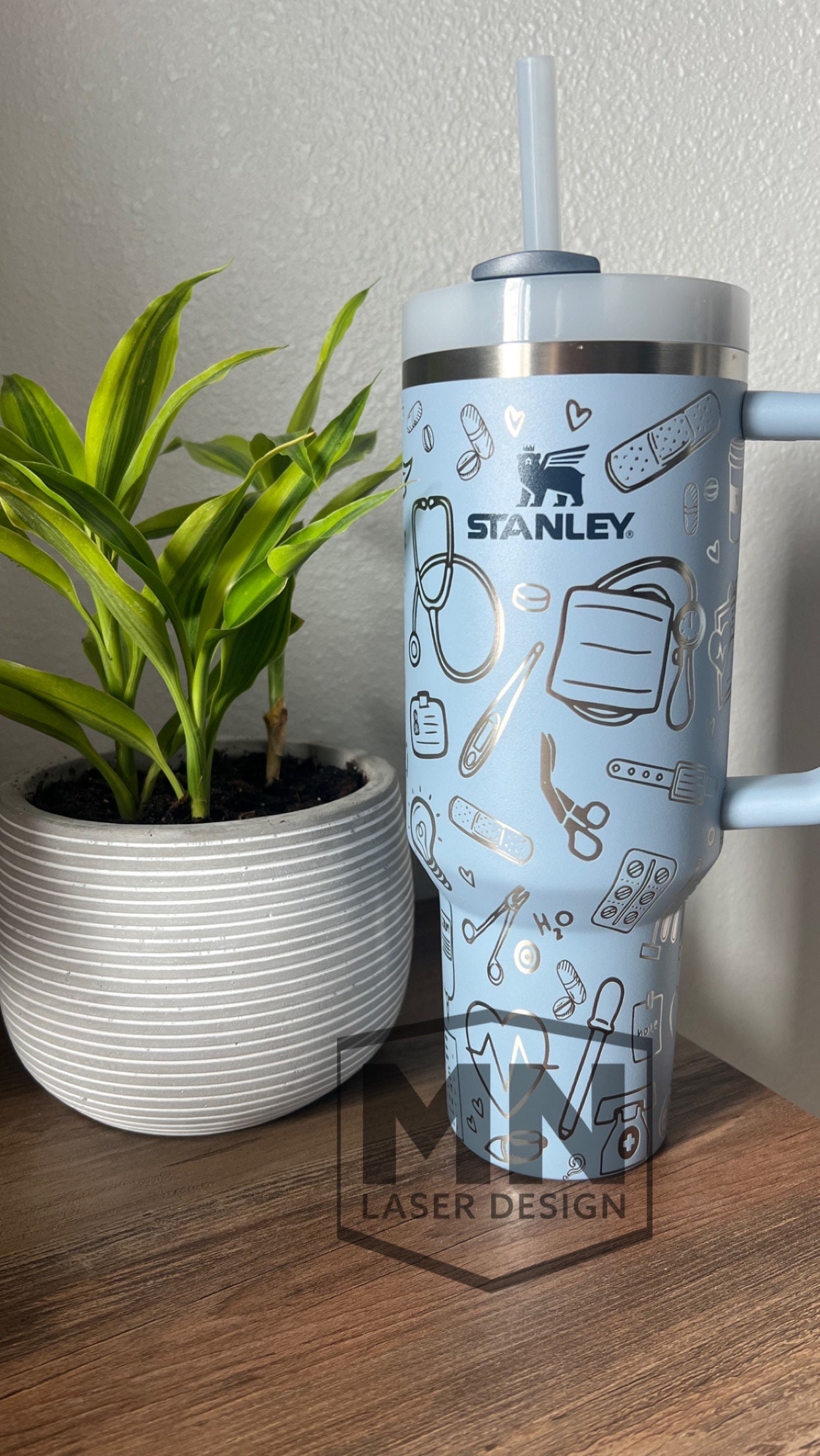 louis vuitton laser engraved stanley tumbler｜TikTok Search