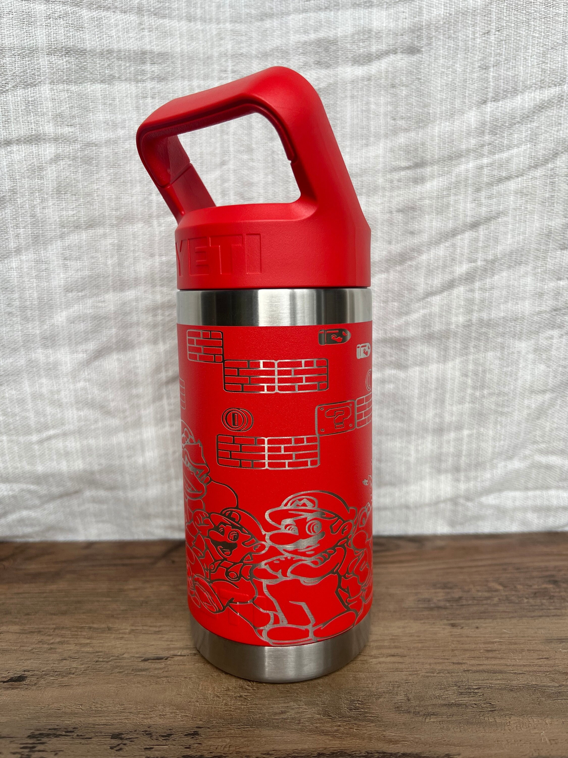 Laser Engraved Authentic Yeti 12oz Kids Bottle - Elephant - ImpressMeGifts