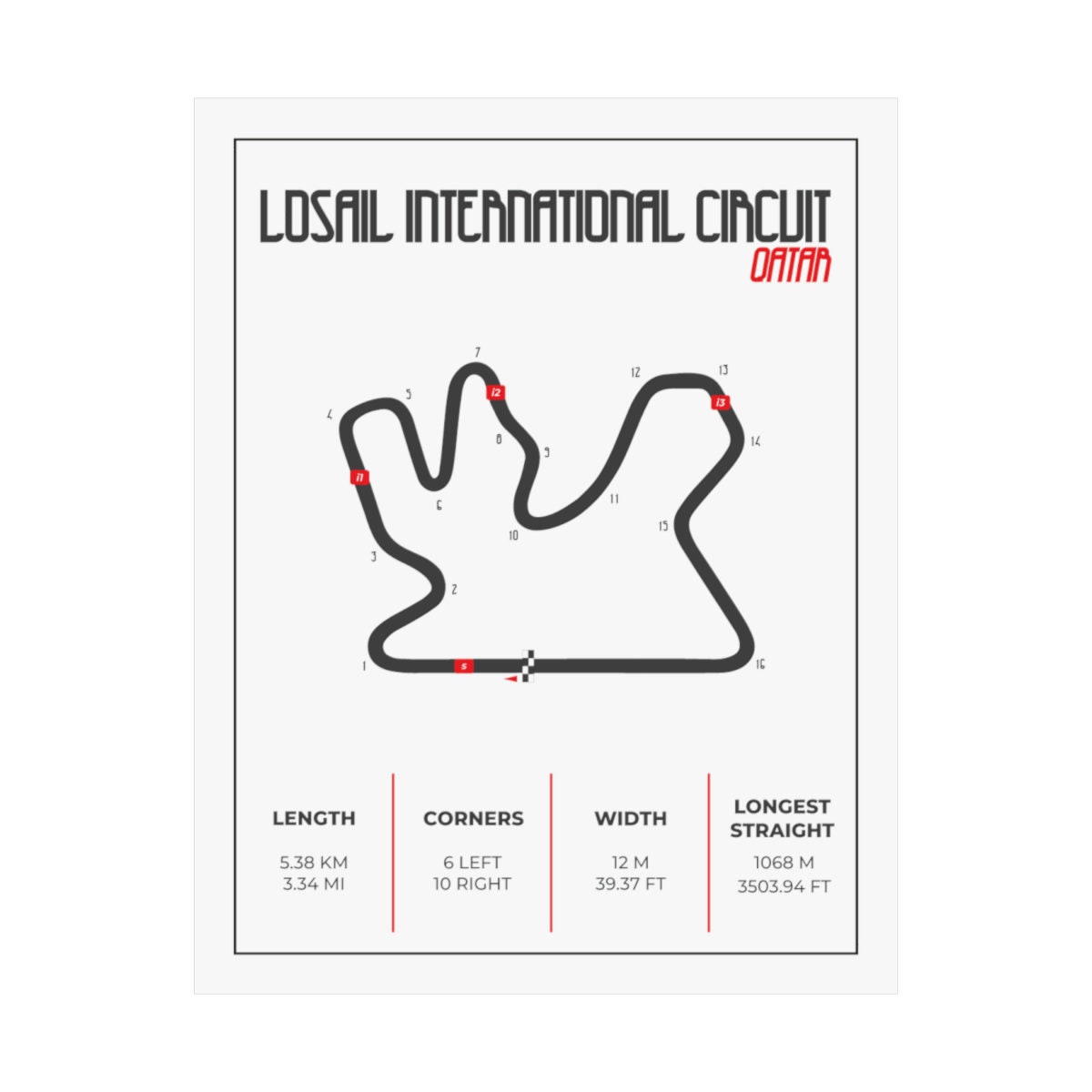 11x14 Motogp Circuit Wall Posters Racing Art Motorsport Home Decor Race