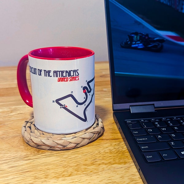 MotoGP Racing Mugs | MotoGP Coffee Mugs | Gift for Him | Motosport Gift | MotoGP Tracks Mug