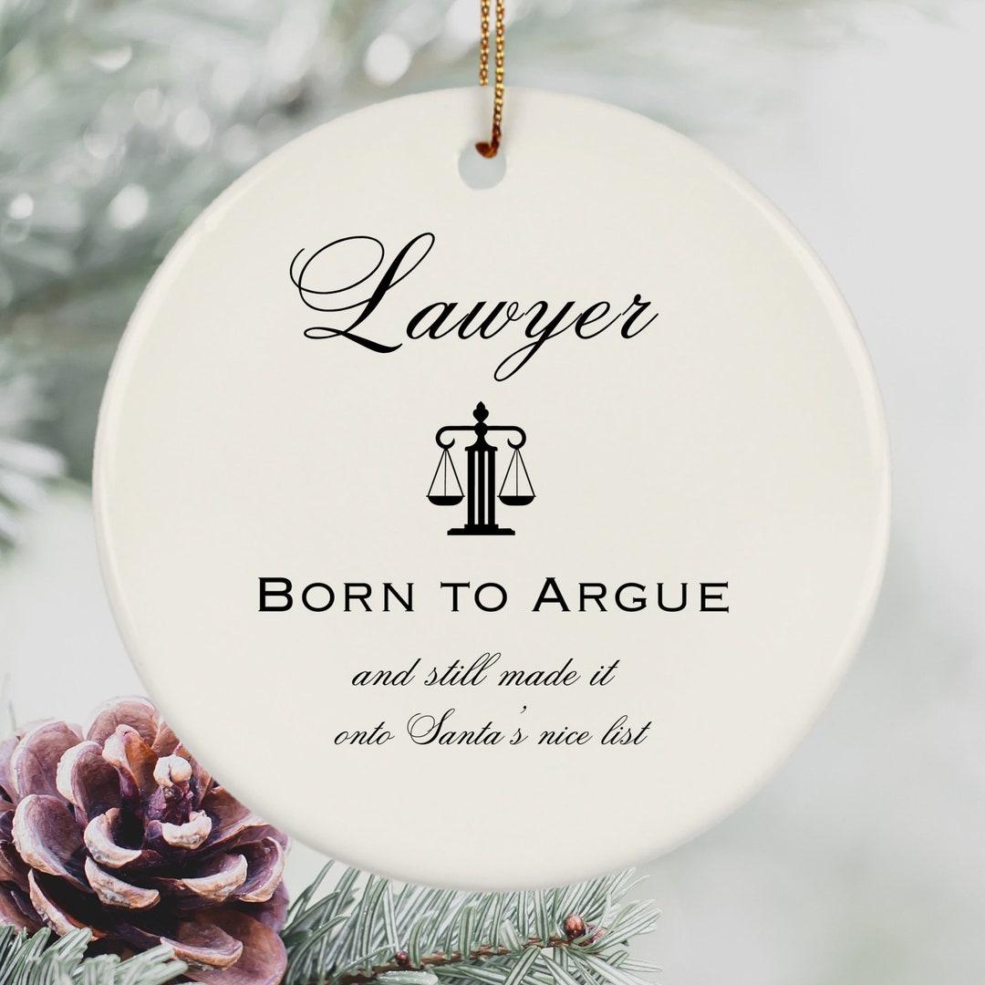 Lawyer Ornament for Women Gag Gift for Lawyer Lawyer Etsy