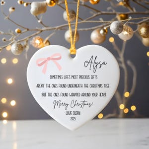 Personalized Daughter Ornament: Bonus Daughter Keepsake Gift