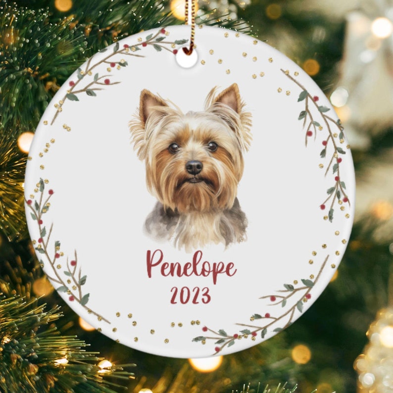 Personalized Yorkie Gifts, Yorkie Ornament, Yorkie Poo Gifts, Yorkie