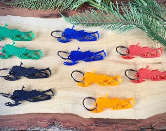 Snowmobile Keychain - 3D printed