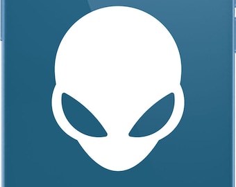Calcomanía alienígena (pegatina alienígena, calcomanía alienígena, calcomanía alienígena, ET, OVNI, extraterrestres)