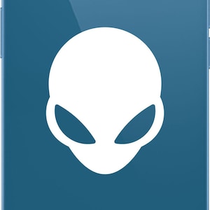 Alien Decal (alien sticker, alien bumper sticker, alien decal, ET, UFO, aliens)