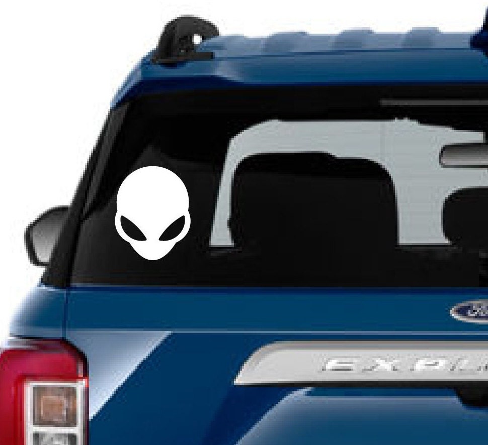 Alien Decal (alien Sticker, Alien Bumper Sticker, Alien Decal, ET, UFO ...