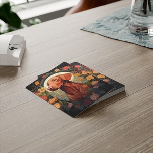 Cartes de poker personnalisées hongroises Vizsla (AN_17)