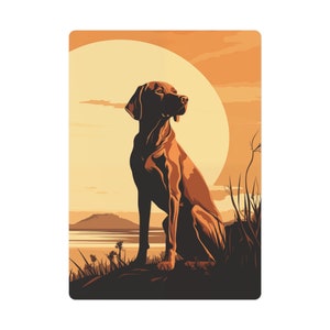 Cartes de poker personnalisées hongroises Vizsla (AN_3)
