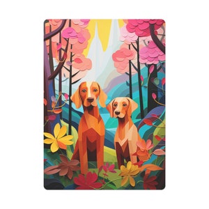 Cartes de poker personnalisées hongroises Vizsla