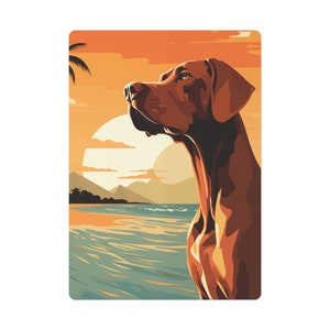 Cartes de poker personnalisées hongroises Vizsla