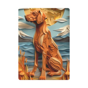 Cartes de poker personnalisées en Vizsla hongroise - Faites grand bruit lors d'une soirée poker ! Une terrasse de 2,5 x 3,5 pouces, conçue sur mesure, parfaite pour les amateurs de Vizsla !