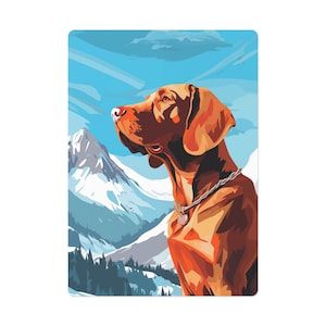 Cartes de poker personnalisées hongroises Vizsla