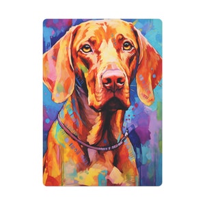 Cartes de poker personnalisées hongroises Vizsla