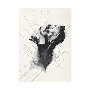 Cartes de poker personnalisées en Vizsla hongroise - Faites grand bruit lors d'une soirée poker ! Une terrasse de 2,5 x 3,5 pouces, conçue sur mesure, parfaite pour les amateurs de Vizsla !