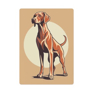 Cartes de poker personnalisées hongroises Vizsla
