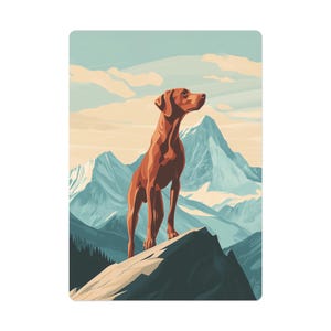 Cartes de poker personnalisées en Vizsla hongroise - Faites grand bruit lors d'une soirée poker ! Une terrasse de 2,5 x 3,5 pouces, conçue sur mesure, parfaite pour les amateurs de Vizsla !