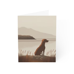 Cartes de voeux hongrois Vizsla (1, 10, 30 et 50 pcs)