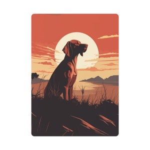 Cartes de poker personnalisées hongroises Vizsla